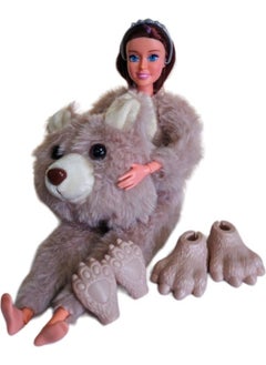 Vardem Change Toy Beige Bear 30 cm Doll with Accessories 66839  - Image 3