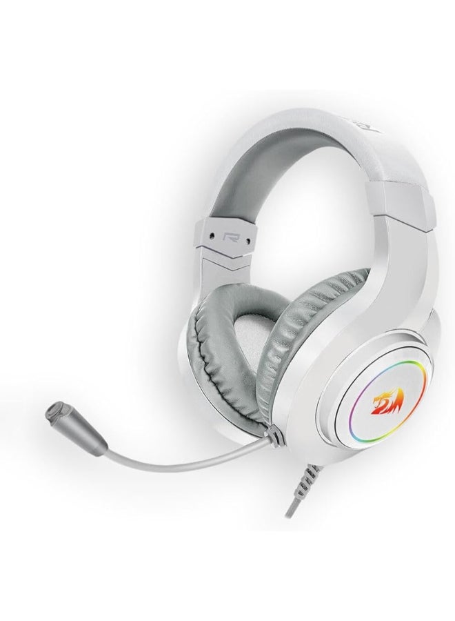 ريدراجون سماعة رأس للألعاب H260 HYLAS RGB - مع ميكروفون، سلكية، متوافقة مع أجهزة إكس بوكس ون، نينتندو سويتش، بلاي ستيشن 4، بلاي ستيشن 5، أجهزة الكمبيوتر الشخصية، أجهزة الكمبيوتر المحمولة - Image 1