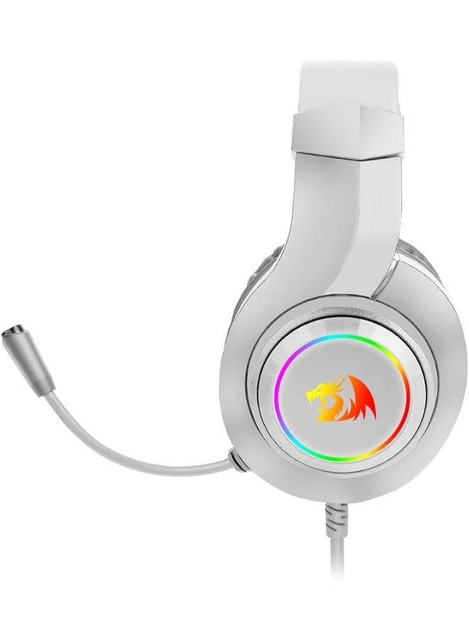 ريدراجون سماعة رأس للألعاب H260 HYLAS RGB - مع ميكروفون، سلكية، متوافقة مع أجهزة إكس بوكس ون، نينتندو سويتش، بلاي ستيشن 4، بلاي ستيشن 5، أجهزة الكمبيوتر الشخصية، أجهزة الكمبيوتر المحمولة - Image 3