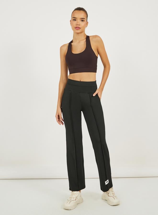 Styli Dual Tear Drop Back Detail Sports Bra - Image 3
