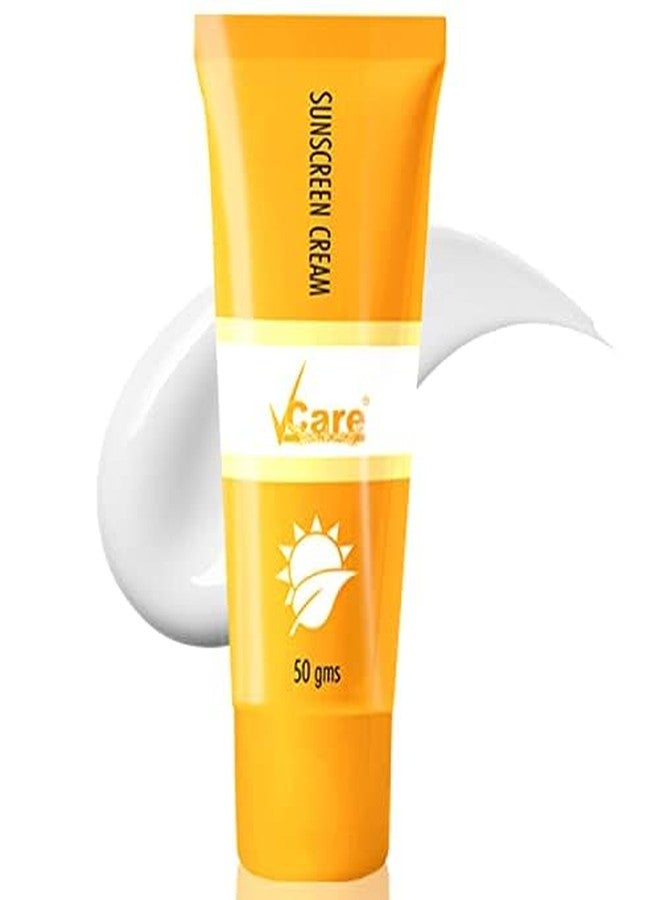 VCare Sunscreen SPF 30 Matte Cream 50g for Women & Men For All Skin Types (Pack of 1) - Image 1