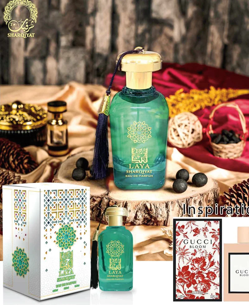 SHARQIYAT LAYA Eau de Parfum for Women, 100ml, Graceful Floral Fragrance by SHARQIYAT