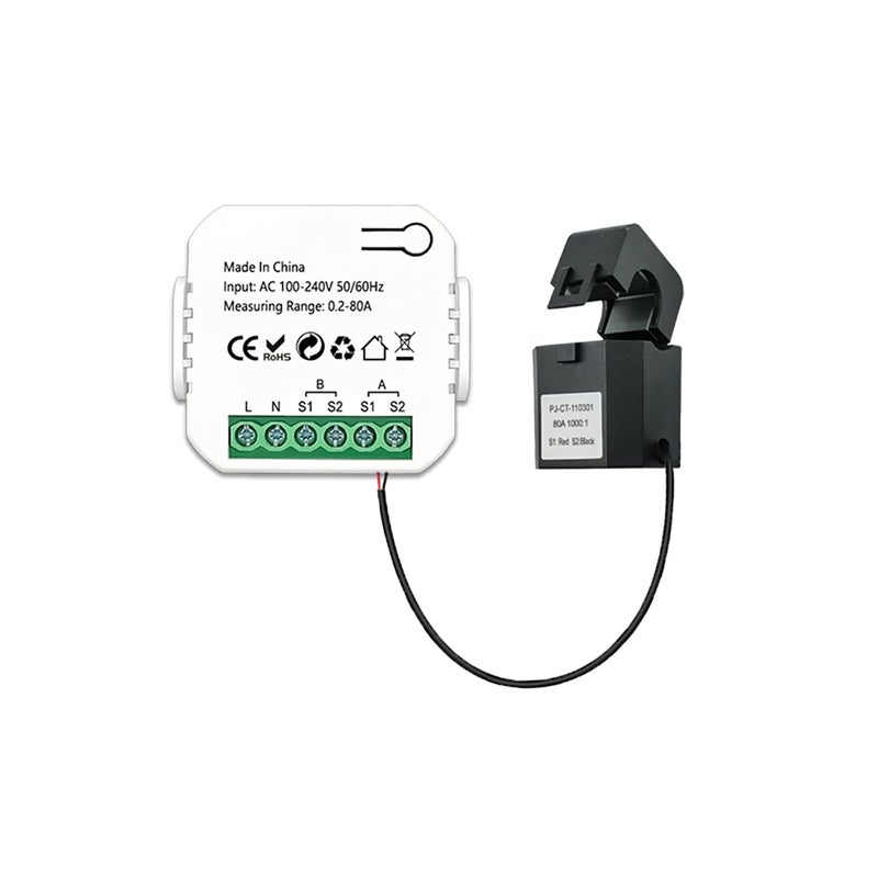 Zigbee Energy Meter 1CT High-precise Measurement Power Meter - Mobilephone APP Control Intelligent Energy Meter for Home Power Monitoring & Industrial Power Management - Image 1