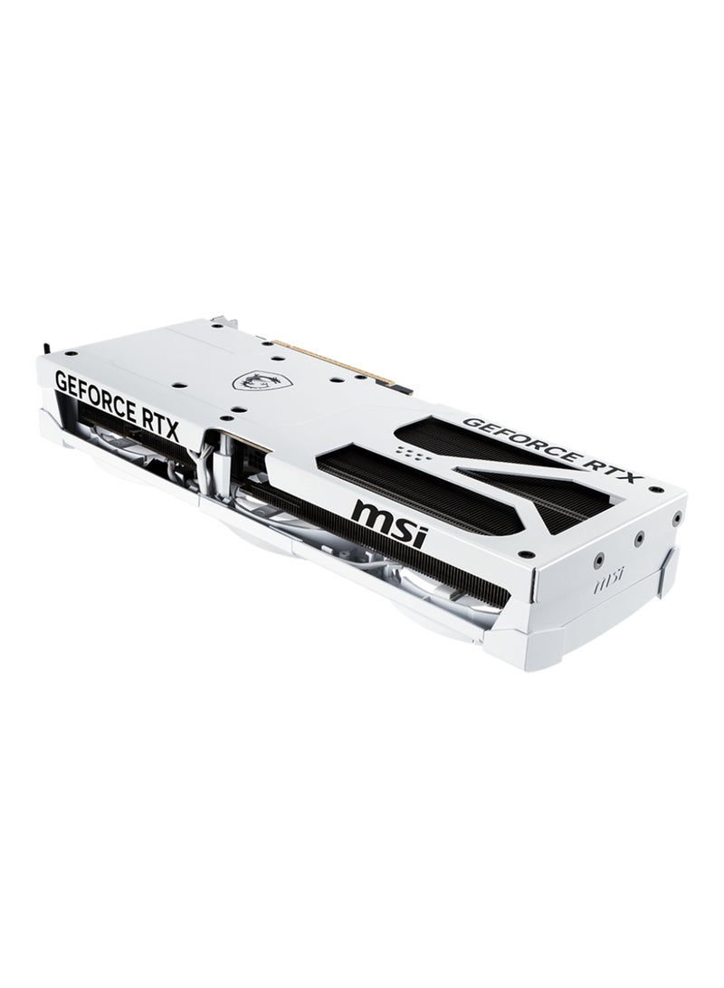 MSI GeForce RTX 5080 16G VENTUS 3X OC WHITE Graphics Card - Model G5080-16V3CW, NVIDIA GeForce RTX 5080 GPU, PCIe Gen 5, Extreme Performance 2655 MHz & Boost 2640 MHz, 10752 CUDA Cores, 16GB GDDR7 Memory (30 Gbps, 256-bit), DisplayPort x 3 (v2.1b), HDMI 2.1b, HDCP Support, 360W Power Consumption, 16-pin Power Connector, DirectX 12 Ultimate, OpenGL 4.6, Max Displays: 4, G-SYNC Technology White - Image 3