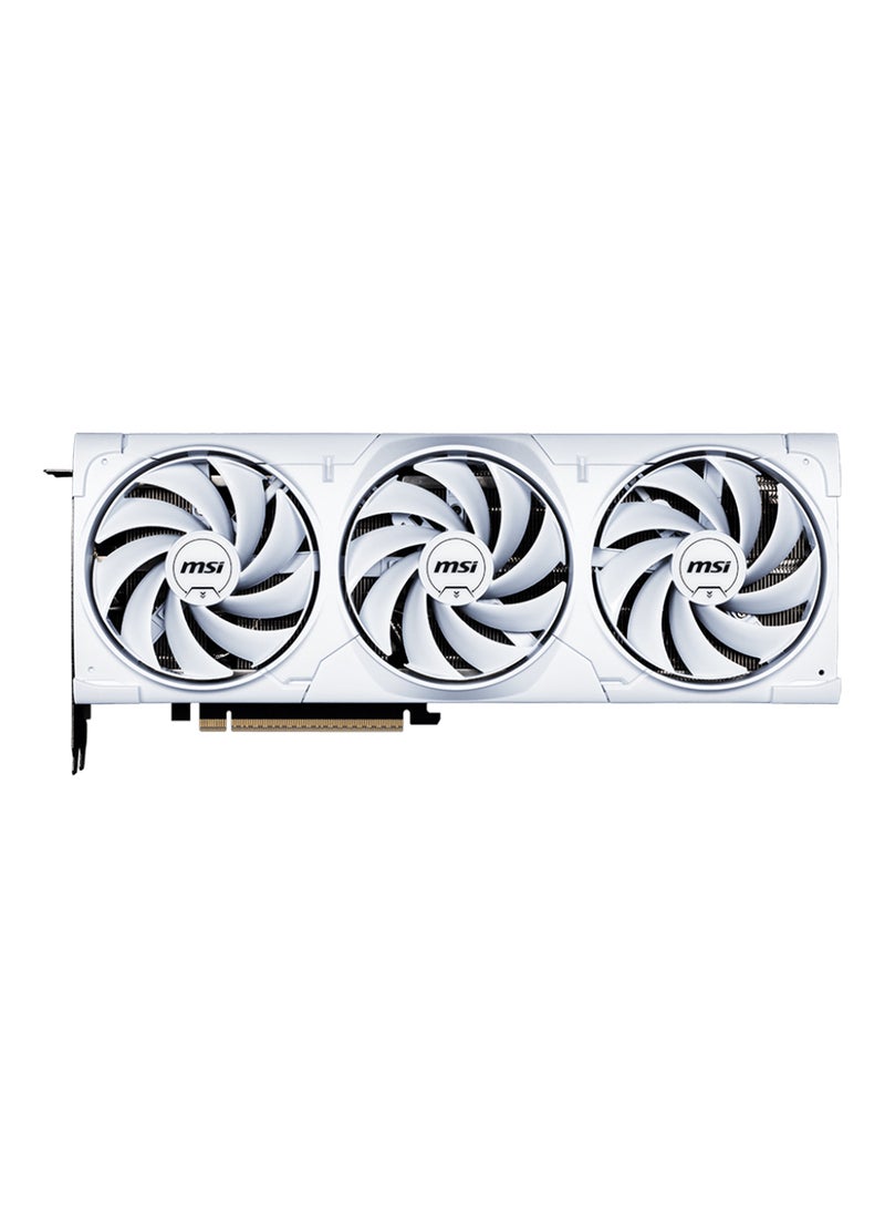 MSI GeForce RTX 5080 16G VENTUS 3X OC WHITE Graphics Card - Model G5080-16V3CW, NVIDIA GeForce RTX 5080 GPU, PCIe Gen 5, Extreme Performance 2655 MHz & Boost 2640 MHz, 10752 CUDA Cores, 16GB GDDR7 Memory (30 Gbps, 256-bit), DisplayPort x 3 (v2.1b), HDMI 2.1b, HDCP Support, 360W Power Consumption, 16-pin Power Connector, DirectX 12 Ultimate, OpenGL 4.6, Max Displays: 4, G-SYNC Technology White - Image 2