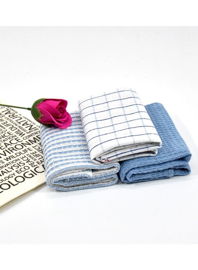3 PCS Kitchen Dish Cloths Towels Set, Ultra Soft Absorbent Quick Drying Cleaning Cloth, Dish Towels for Kitchen 13.8*13.8 inch - Image 1