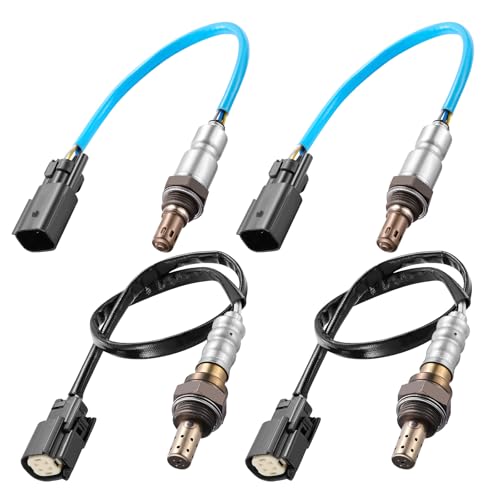 BDFHYK Oxygen Sensor Upstream & Downstream O2 Sensor, Compatible with Ford F150 F-150 Explorer 3.5L 3.7L Mustang Edge Escape Fusion Flex Taurus MKZ MKX MKT MKS 2010-2016, 250-25086 250-24989 4PCS - Image 1