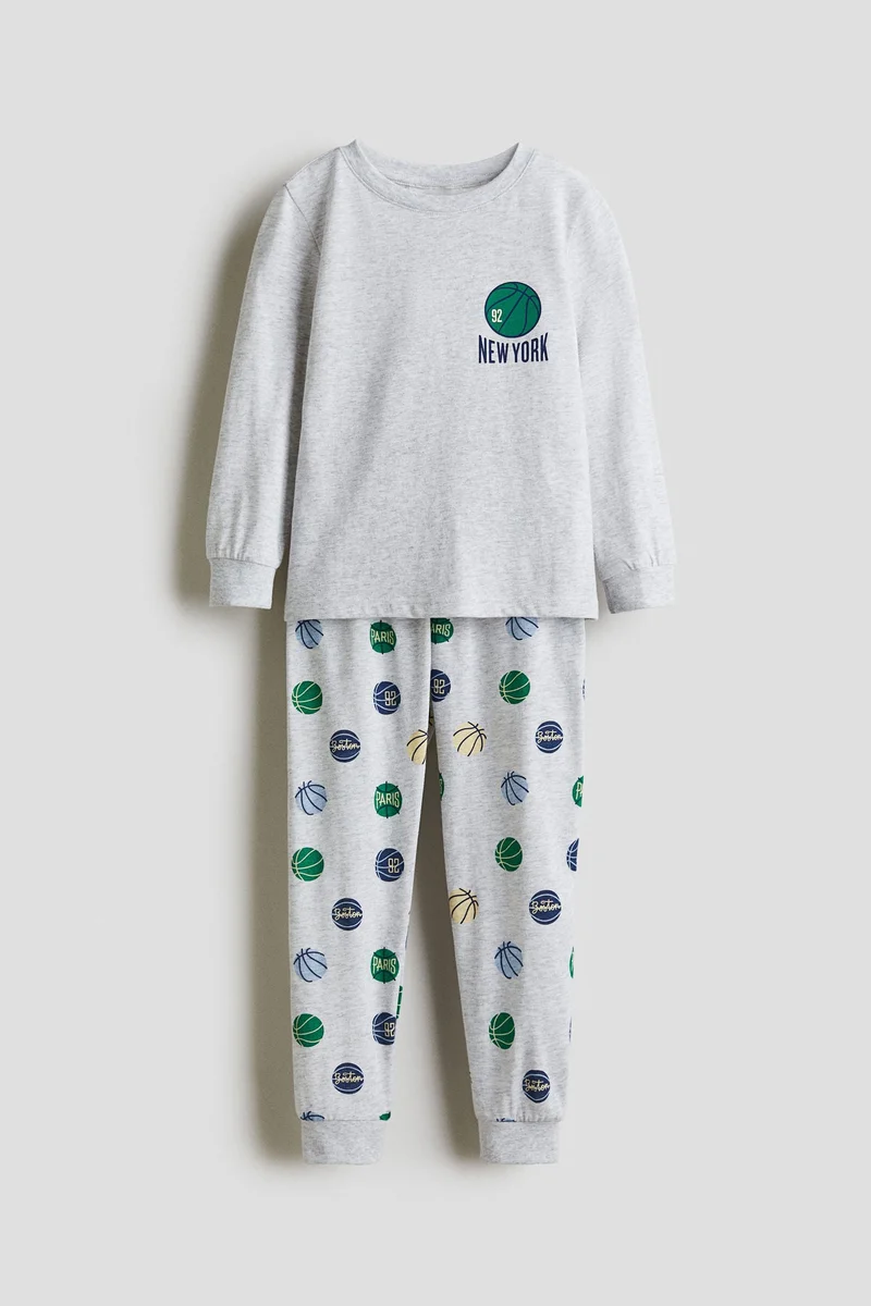 H&M Patterned jersey pyjamas