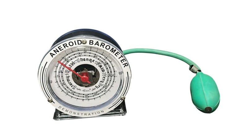 AI -Aneroid Barometer/Demonstration Type With Pump/Used in laboratories for teaching purposes/Physics Laboratory Product - Image 1