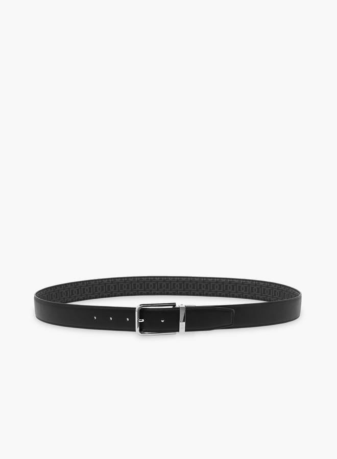 دوتشيني حزام رجالي بطبعة شعار مع إبزيم دبوس - Image 4