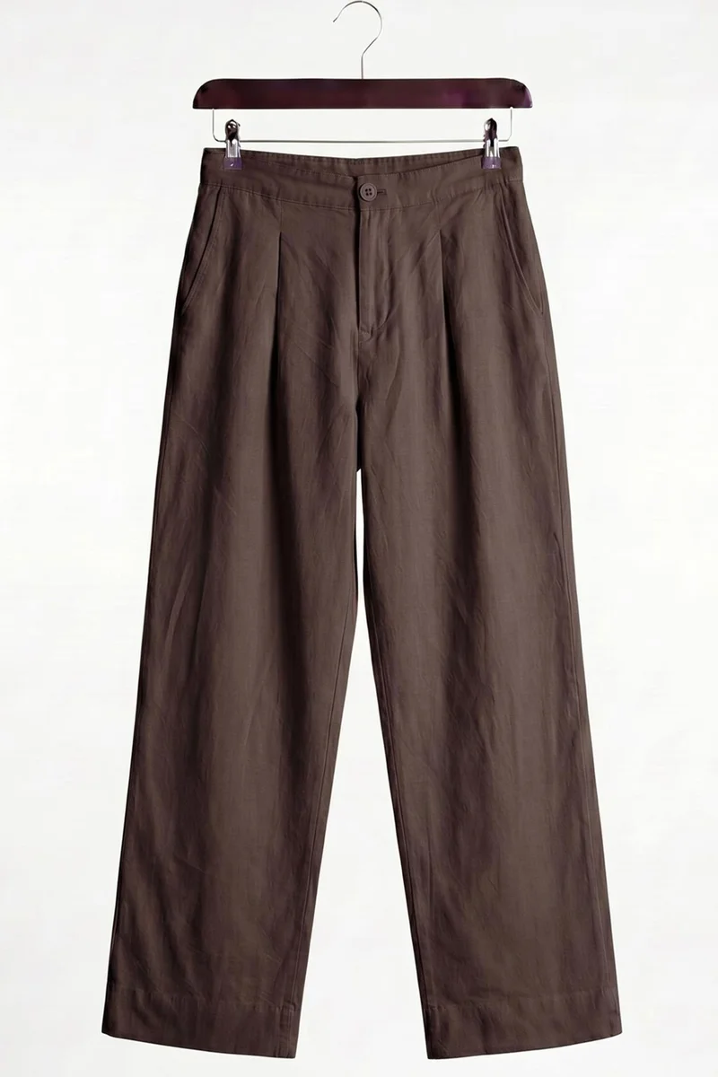 GIESTO Men's Cotton Straight-Leg Suit Pants