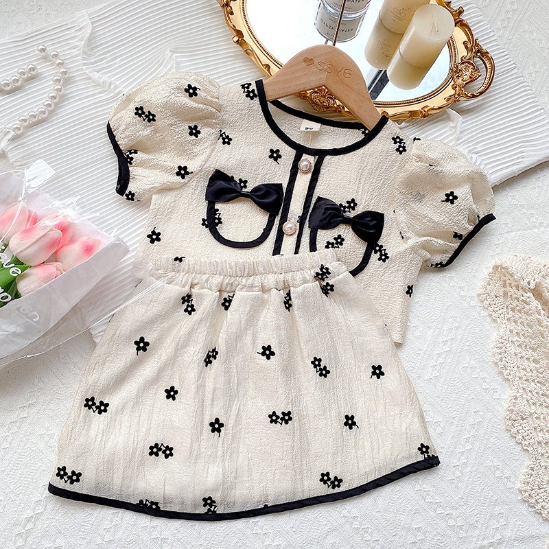 ChicPoint 2 Pcs 2-9years Girls Dress Suit - Image 1