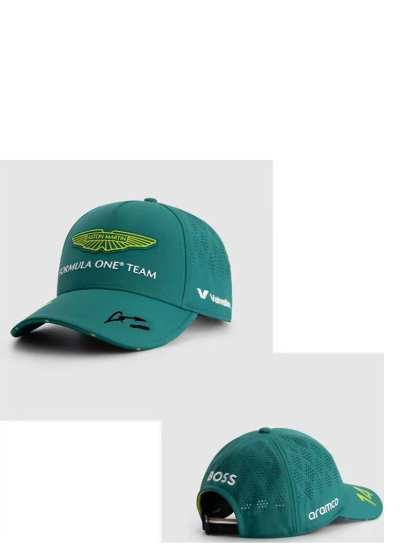 Aston Martin Aston Martin F1 x Alonso Co - branded Perforated Racing Cap
