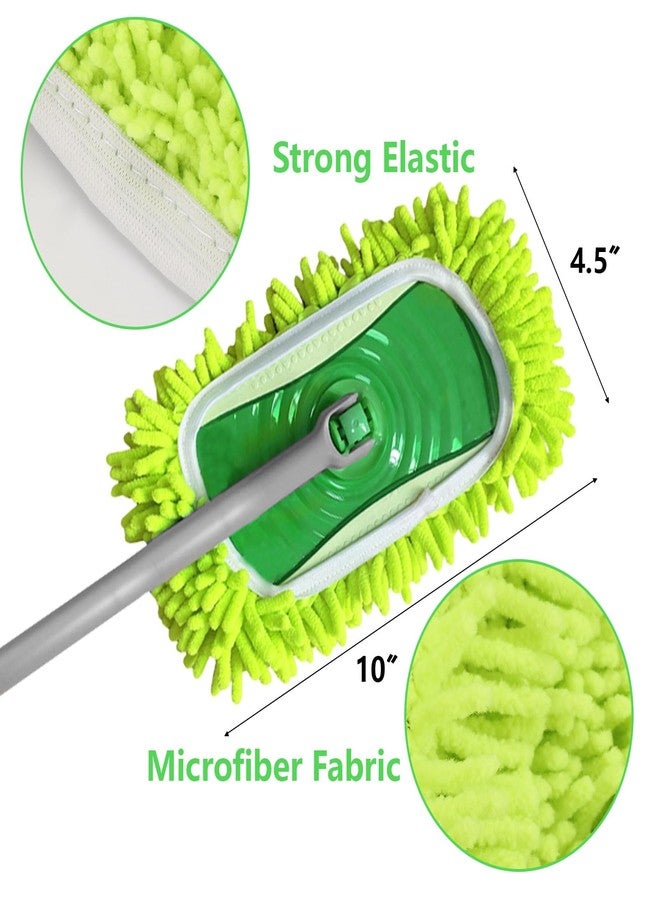 Ohlove 16 Pack Reusable Microfiber Mop Pads - Dry Sweeping Cloths & Wet Mopping Cloths, Washable Wet Pads Refill for Mopping Floors (Mop is not Included) - Image 2