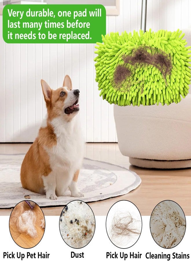 Ohlove 16 Pack Reusable Microfiber Mop Pads - Dry Sweeping Cloths & Wet Mopping Cloths, Washable Wet Pads Refill for Mopping Floors (Mop is not Included) - Image 5