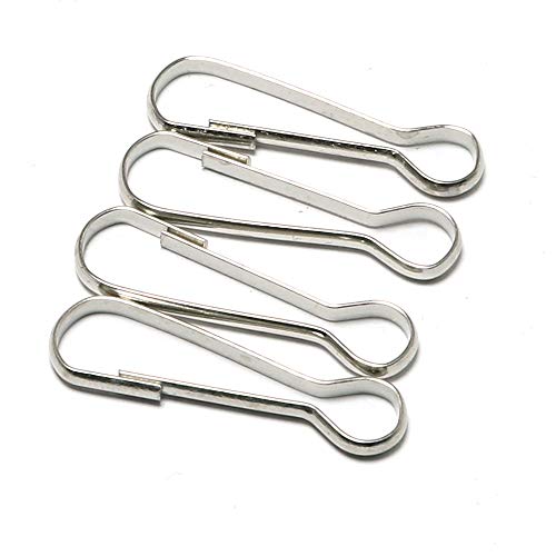 LQ Industrial Metal Spring Hook 100PCS 26mm/1Inch Metal Purse Zipper Pull Snap Clips Lanyard Hooks - Image 5