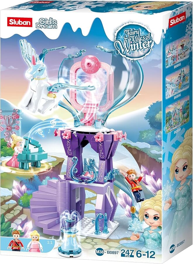 Sluban M38-B0897 247-Piece Girl's Dream The Magical Forest Totren Building Set 6+ Years