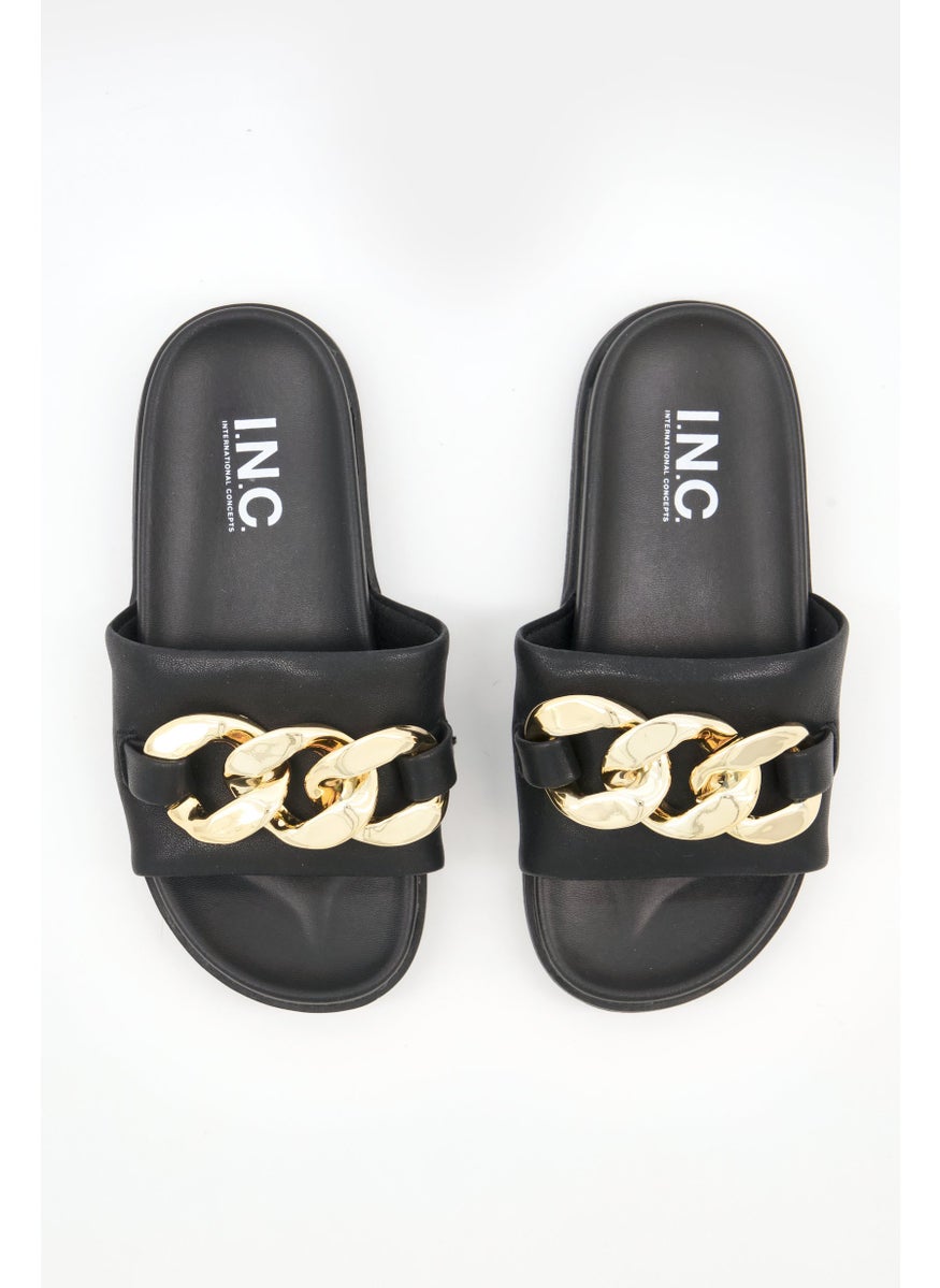 Kids Girl Slide Sandals, Black - pzsku/ZED553610454C17998B4CZ/45/_/1736691346/16e2a72f-817e-4359-a686-c601f181fdfc