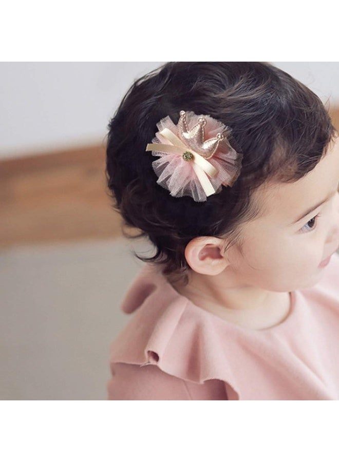 Scettar Baby Girl's Hair Clips Cute Hair Bows Baby Elastic Hair Ties Hair Accessories Ponytail Holder Hairpins Set For Baby Girls Teens Toddlers, Assorted styles, 36 pieces Pack (Purple) - Image 3