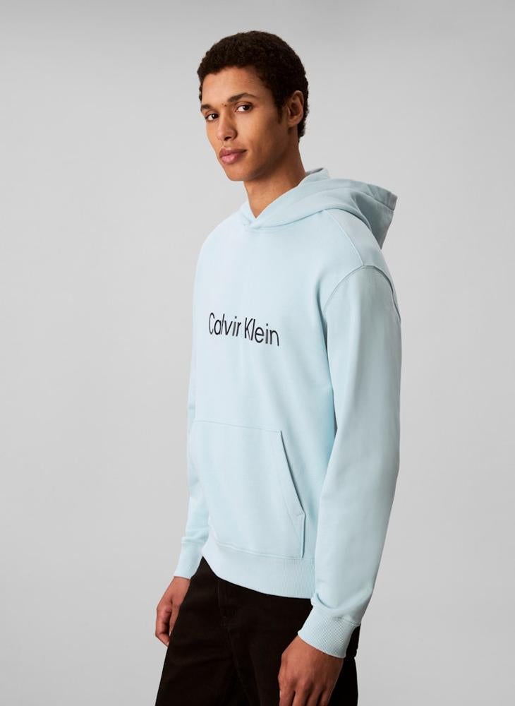 CALVIN KLEIN Long Sleeve Logo Graphic Hoodie  - Image 3