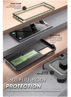 SupCase Unicorn Beetle Pro Series Case For Samsung Galaxy Note 20 Ultra 2020 Release Full Body Rugged Holster And Kickstand Without Built In Screen Protector Guldan  - Image 4