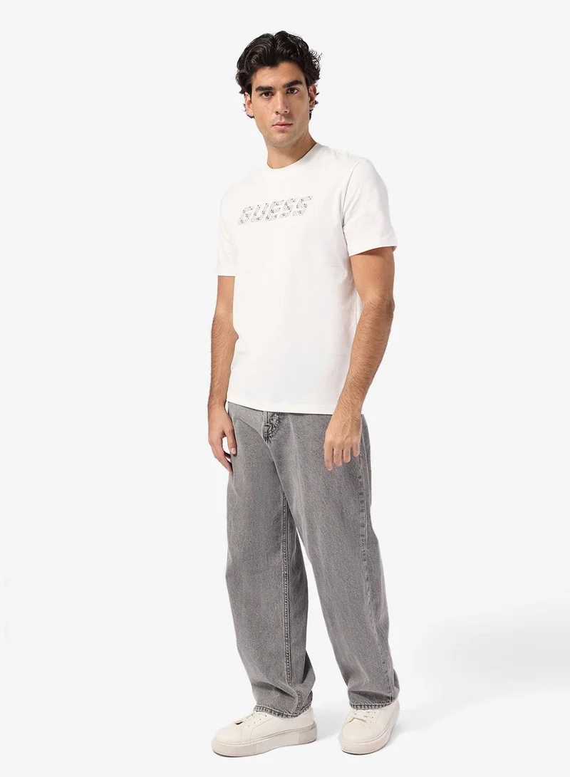 جس تيشيرت برقبة دائرية وأكمام قصيرة من ماسكا