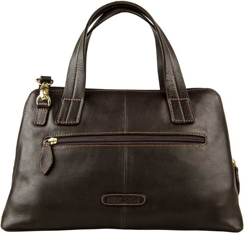 HIDESIGN Cerys Leather Satchel, Brown - Image 4