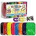 Rainbow Loom Treasure Box NEON Edition 8000 Rubber Bands in 8 Different Neon Colors and a Bonus of 2 Happy Looms Great Activities for Boys and Girls 7 - Image 3