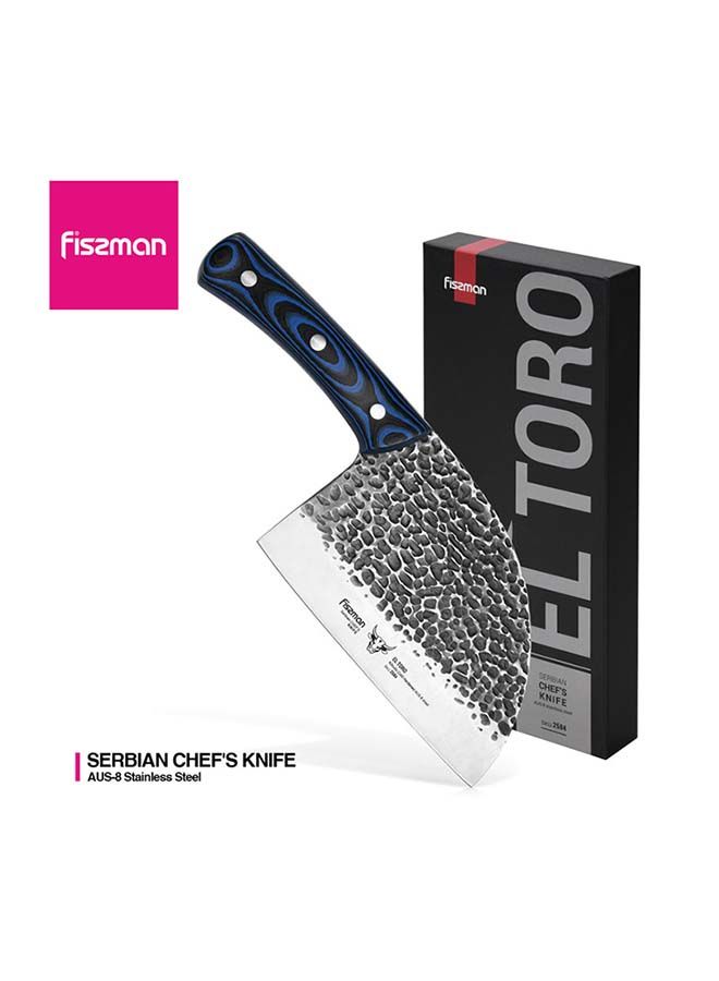 Fissman سكين مطبخ مع مقبض من الجلد بطول 18 سم - Image 2