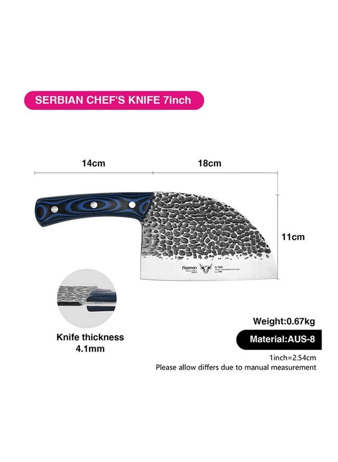 Fissman  Hatchet Kitchen Knife With Leather Sheath Handle 18cm  | Best Price UAE