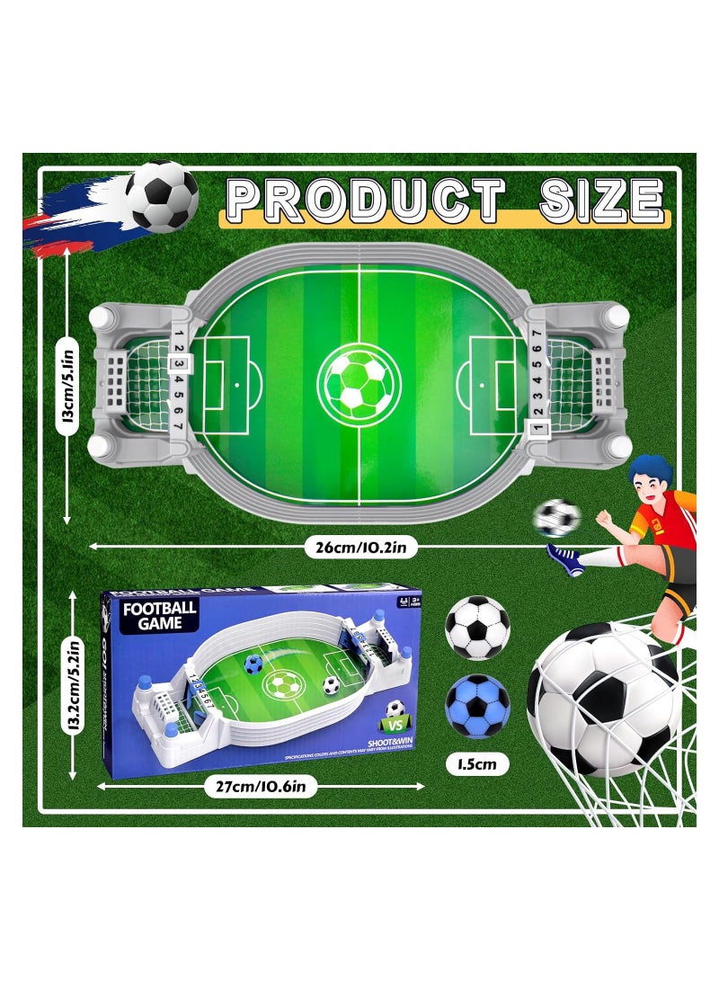 SYOSI Table Football Games for Kids, Mini Table Soccer Game with 2 Footballs, Table Top Football Game, Interactive Tabletop Football Games for Home, Portable Competition Sports Games for Home - Image 5