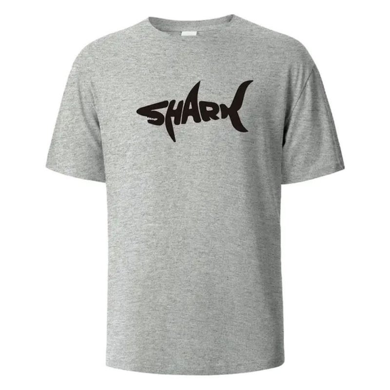 Shark Funny Print Men'S Street Short Sleeve Hip Hop Punk Style Casual Top T-Shirt - Image 4