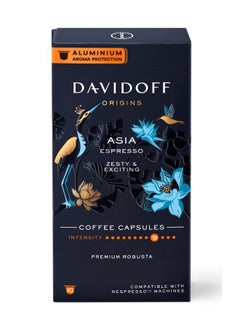 Davidoff Asia Espresso Zesty And Exciting Coffee Capsules 10 Capsules (55g)  - Image 1