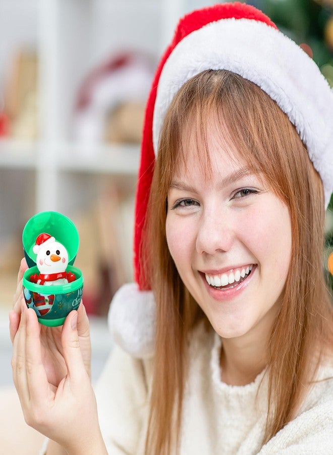 Poen مجموعة بوين من 64 بيضة عيد الميلاد، بيض معبأ مسبقًا، هدايا مثالية للأطفال الصغار، هدايا عيد الميلاد المفاجئة، بيض عيد الفصح المعبأ مسبقًا، هدايا صندوق عيد الميلاد، لوازم المهرجانات، هدايا تذكارية. - Image 4