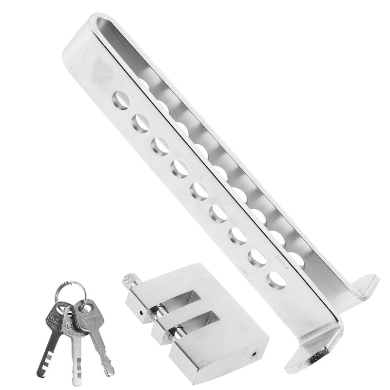 Car Telescopic Pedal Lock 21.5Cm Adjustable Anti Theft Brake Clutch Protection Device - Image 2