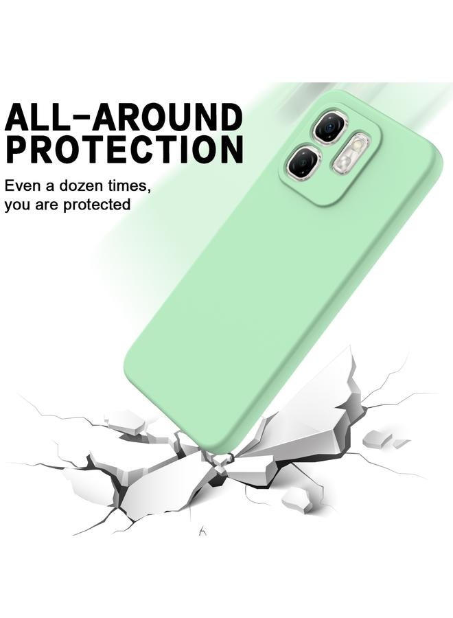 اس-توب جراب لهاتف Infinix Hot 50i بلون سادة من السيليكون السائل المقاوم للسقوط بتغطية كاملة - Image 5