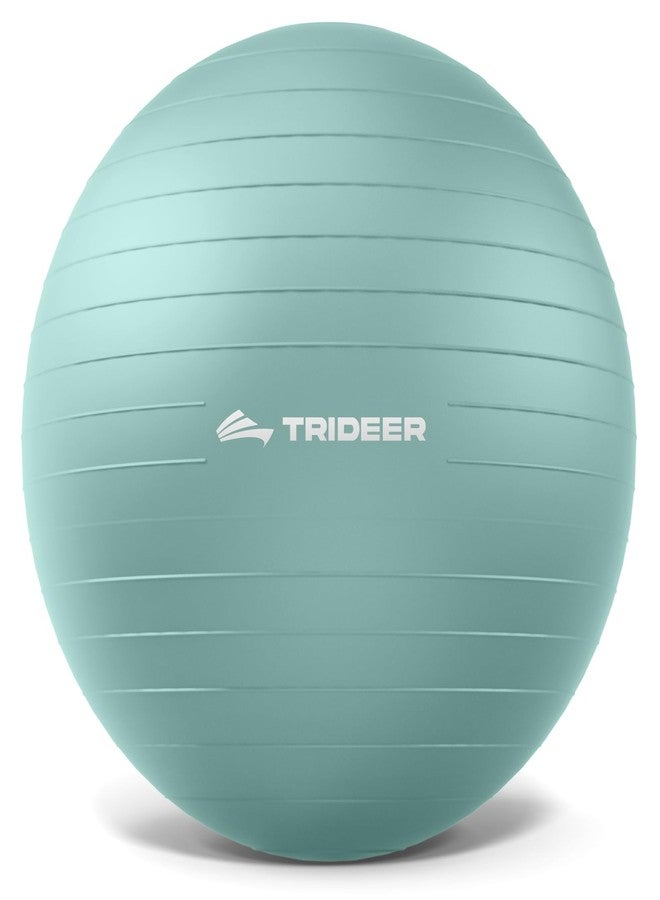 Trideer Exercise Ball Yoga Ball - Office Seating & Balance Ball Chair, Stability Ball for Pilates, Physical Therapy,Core Training & Balance Improvement & Stretching - Image 1