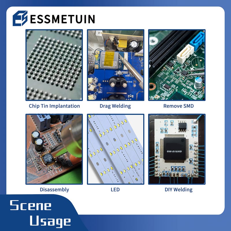 Essmetuin Solder Paste (Sn63/Pb37 30G) & No Clean Soldering Flux(10cc) for Electronic Soldering - Image 5