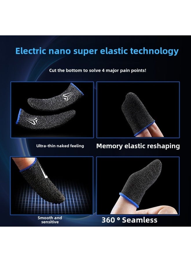 Generic Game Finger Sleeve E-sports Suitable For Eating Chicken Play Game Hand Travel Sweat-proof Non-slip Hand Thumb Sleeve-Product Color:Super God Red  - Image 4