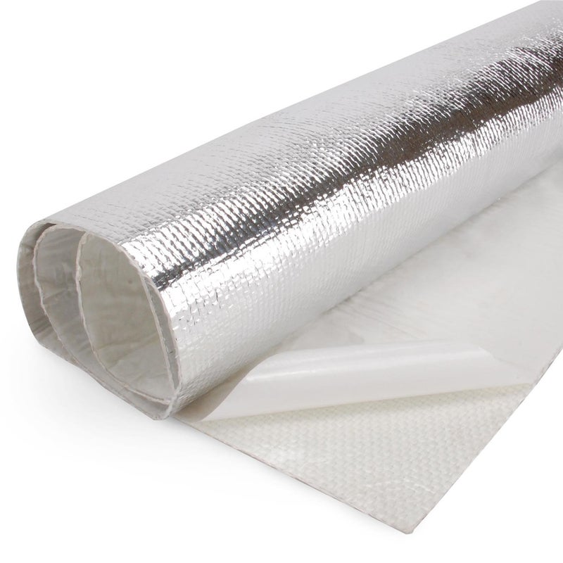 Design Engineering تصميم الهندسة 010400 شاشة حرارة 36" × 40" حصيرة عاكسة من الألمنيوم اللاصق (10 قدم مربع) - Image 3