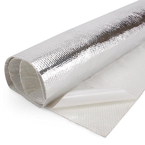 Design Engineering تصميم الهندسة 010400 شاشة حرارة 36" × 40" حصيرة عاكسة من الألمنيوم اللاصق (10 قدم مربع) - Image 1