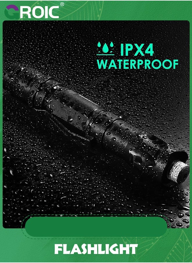 GROIC - Long Range Flashlights, High Power Pointer Flashlights, High Lumens, Compact and Rechargeable Flash Light Portable Pointer for Camping Hiking Outdoor Emergency - Image 1