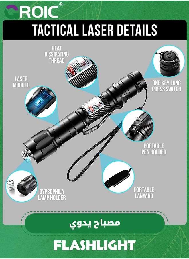 Long Range Flashlights, 10000Ft High Power Laser Pointer Flashlights, High Lumens, Compact and Rechargeable Flash Light Portable Laser Pointer for Camping Hiking Outdoor Emergency - pzsku/ZED56073D401080218161Z/45/_/1702881660/06653340-0016-4f2b-af88-fd30db90e5b6