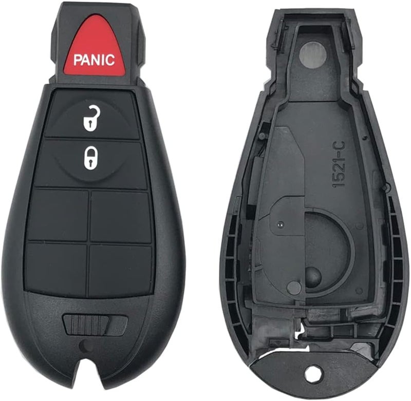 BTOZRF 3 Buttons Key Fob Case Shell for 2013-2018 Dodge Ram Truck 1500 2500 3500 - Image 3