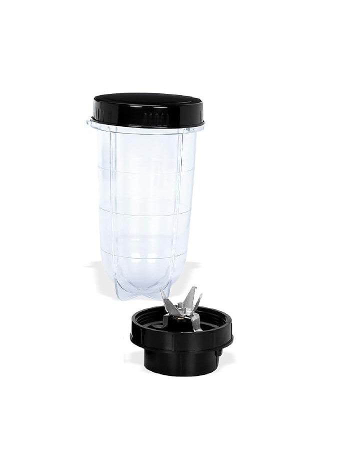 Generic Bullet Juicer Jar Enhance Your Blending Experience with Versatile Mixer Juicer Jar Fruit Juice Shakes Protien Shake Blender with builtin Jar 530ml  - Image 3