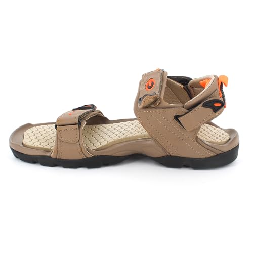 Sparx Trending footwear Men's sandals for Outdoor/Office/Casual/Running/Gymming/Walking ss-502 camel orange uk-6 - Image 2