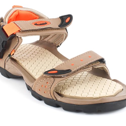 Sparx Trending footwear Men's sandals for Outdoor/Office/Casual/Running/Gymming/Walking ss-502 camel orange uk-6 - Image 5