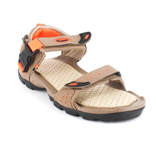 Sparx Trending footwear Men's sandals for Outdoor/Office/Casual/Running/Gymming/Walking ss-502 camel orange uk-6 - Image 1