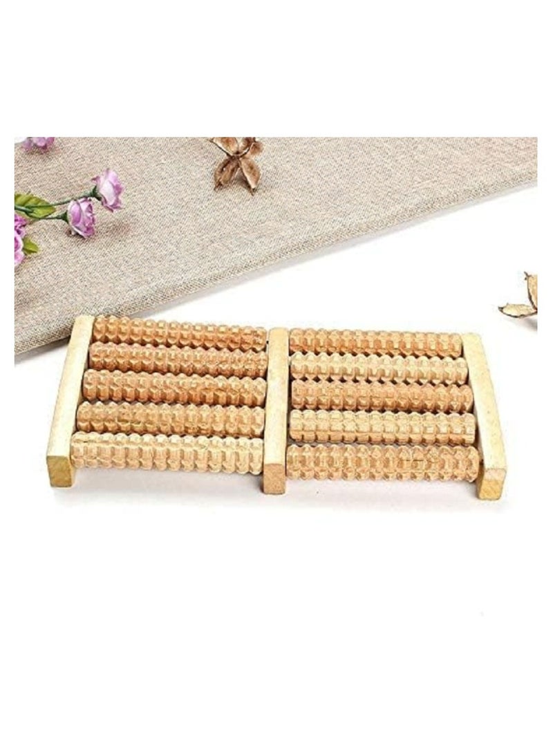 Foot Massager Traditional Wooden Roller Massager Without The Need Electricity - Image 1