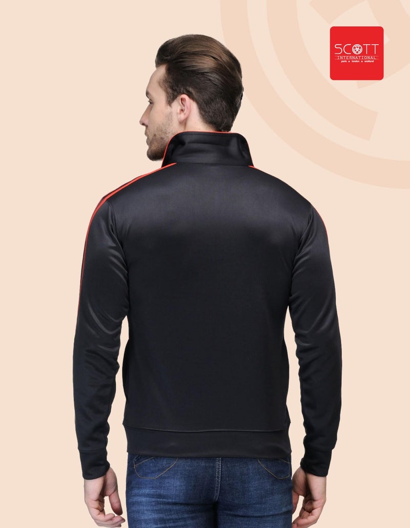 Scott International Jackets for Men | Winter wear | Men's Polyester Full Sleeve Zip with Pocket | Men Jackets | Winter Standard length Jackets - Image 3